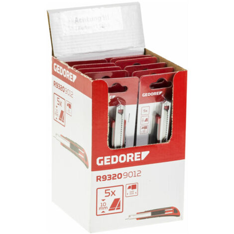 Gedore Red Display Profi-Cuttermesser R93219012 8-teilig