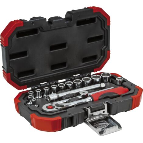 Gedore Red Juego de 16 llaves de vaso rojas