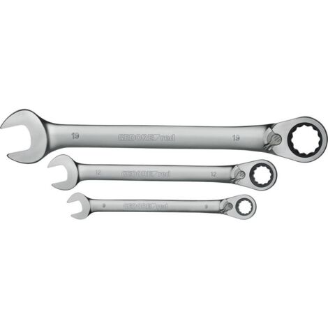 Gedore Red R07205005 Set De Chiavi combinate De Cricchetto W 819 Mm, Setof 5 Pezzi