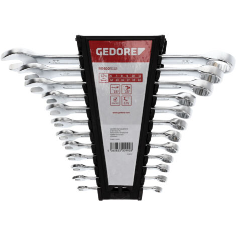 Gedore red R09105112 Ringmaulschlüssel-Satz 12-tlg SW 6-22mm