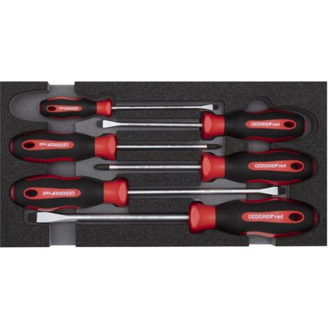 Gedore red R22150013 Schraubendreher-Satz, Modul 6-tlg.