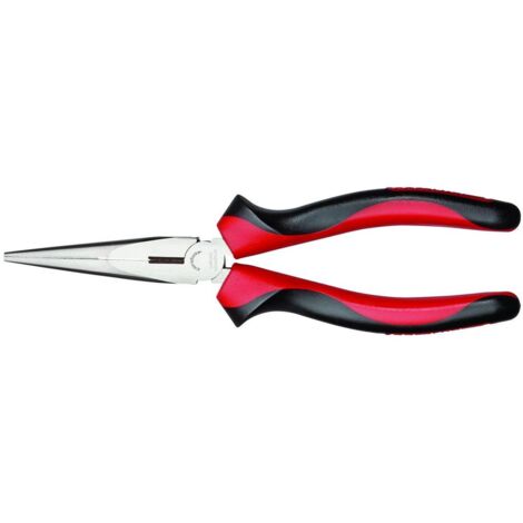 Gedore red R28502200 Flachrundzange gerade 200 mm 2K-Griff