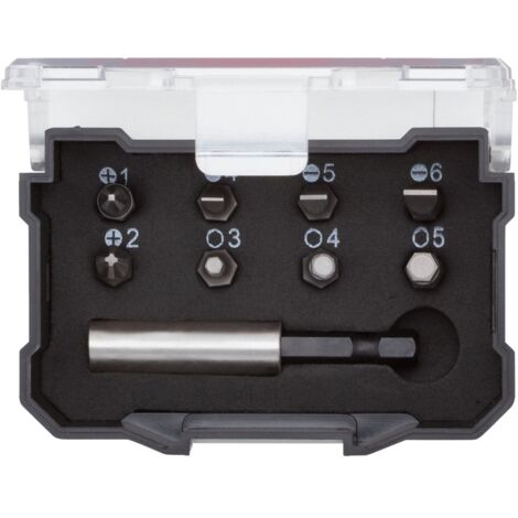 Gedore red R33005009 Bit-Box 1/4" PH+SL+6kt+Bith. 9-tlg.