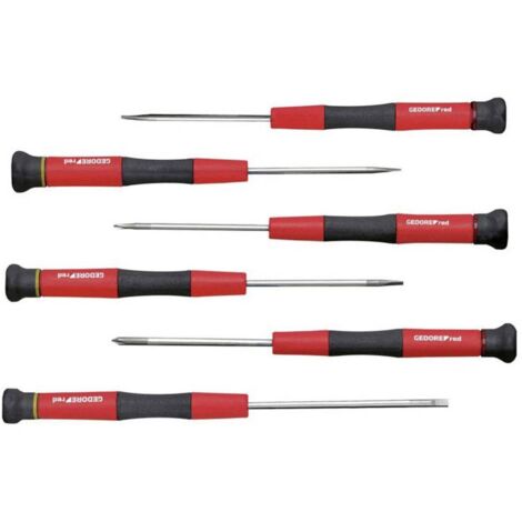Gedore RED R38005906 Set di 6 cacciaviti rossi ergonomici