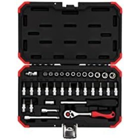 Gedore Red R49003033 Juego de llaves de vaso rojo 33 piezas