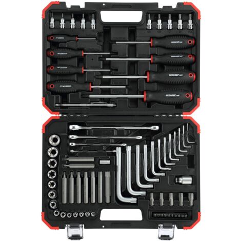 GEDORE RED R68003075 - Set di 75 strumenti di avvitamento TX in valigetta, modello 3301575