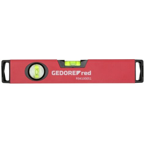 Gedore red R94100075 Wasserwaage 600mm 2x Libelle Aluminium