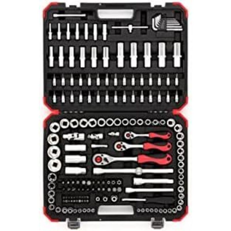 R45603172 Set Di Chiavi A Bussola 1 4' 3 8' 1 2' 172 Pezzi