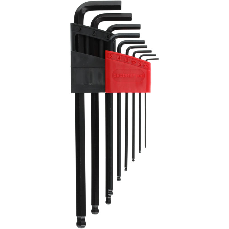 Image of Gedore red R36675009 Winkelschraubendreher-Satz 6k 1.5-10mm 9tlg