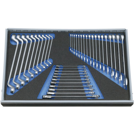 Gedore Ring-Maulschlüssel-Sortiment, in Check-Tool-Modul, 39-tlg.