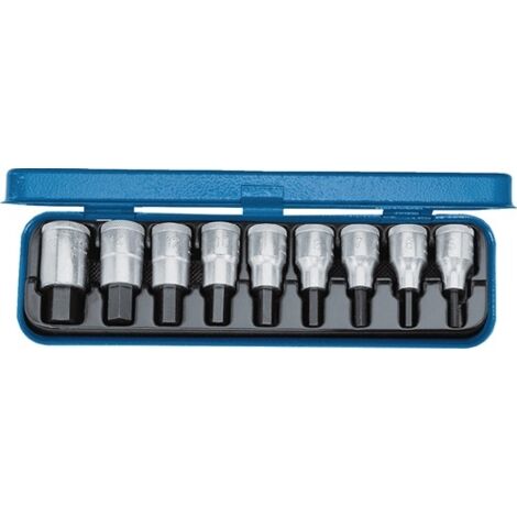 GEDORE Schraubendreher-Set 1/2" 9-tlg. i- 6kt 5-17mm IN 19 Pm 6156250