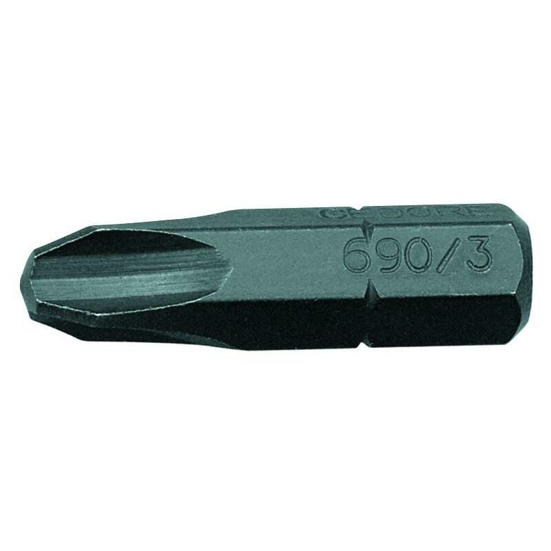 Image of 690 3 l S-010 Schraubendreherbit 1/4', Vorteilspack 10-teilig, ph 3 l