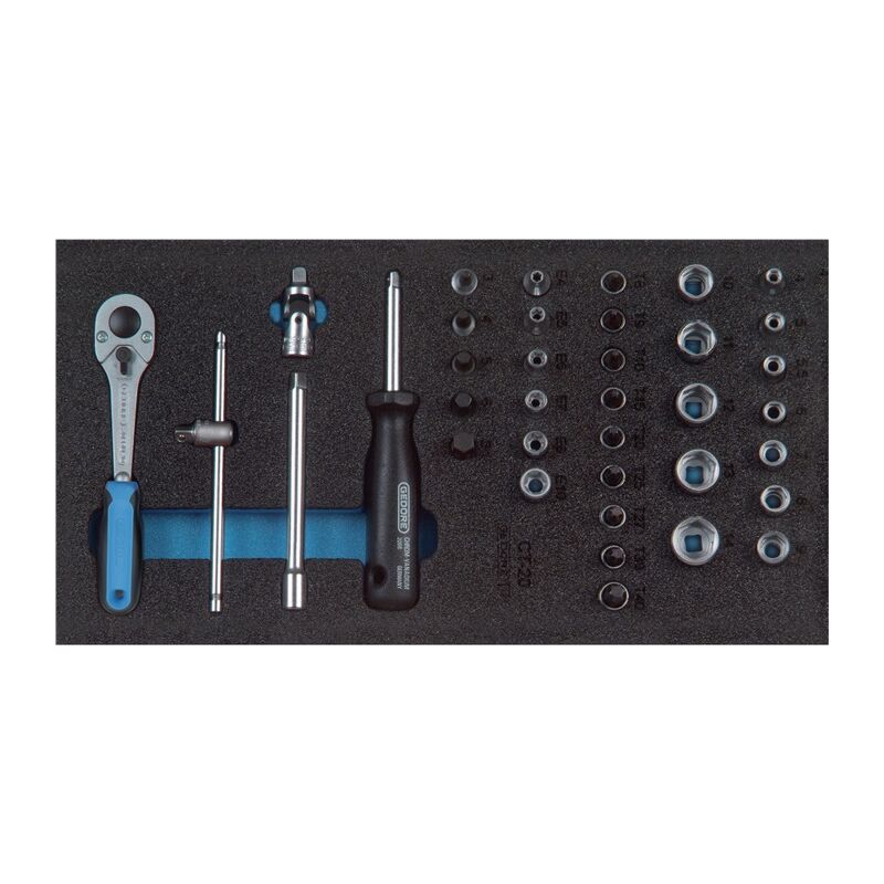 Image of Gedore - Modulo utensile 1500 CT1-20 37-TLG.1 / a 3 moduli Plug-in 1/4 di pollice 2308967