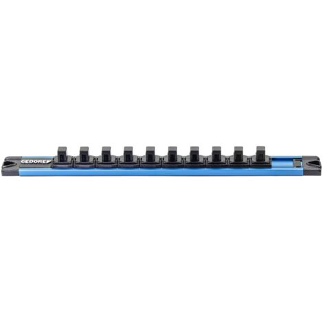 Gedore Steckleiste 3/8 magnetisch, leer, 10 Steckplätze