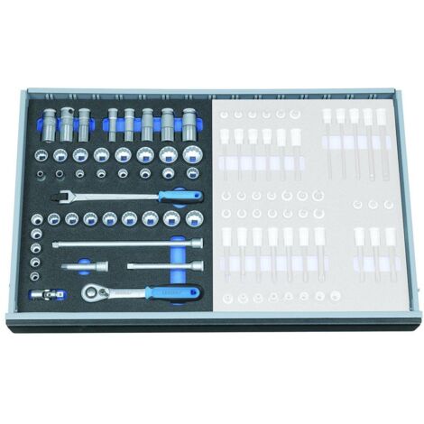 Gedore Steckschlüssel-Sortiment 3/8 in Check-Tool-Modul, 43-tlg.