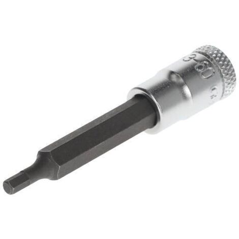GEDORE TOURNEVIS DOUILLE LONGUE 1/4 INTÉRIEUR-6 PANS 3 MM, 1 PIÈCE, EN 20 L 360