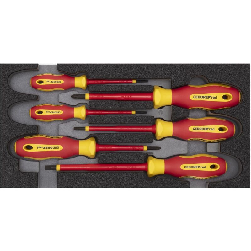 Image of Gedore - R22150016 VDE-Schraubendreher-Satz 2/6 CT-Modul 6-teilig