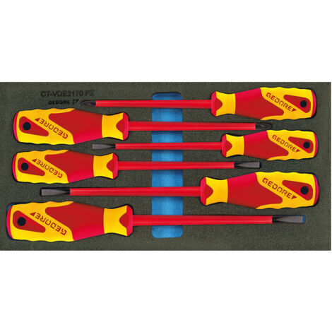 Gedore Werkzeugmodul 1500 CT1-VDE 2170 PZ 6-teilig 1/3-Modul - 2309173
