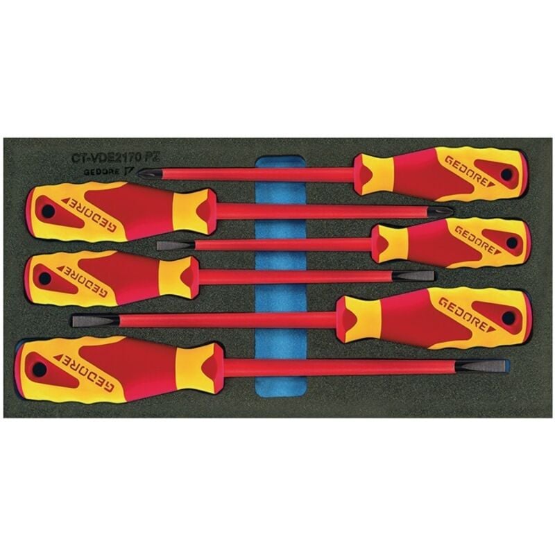 Image of Werkzeugmodul 1500 CT1-VDE 2170 pz 6-teilig 1/3-Modul Schraubendreher Schlitz / pzd