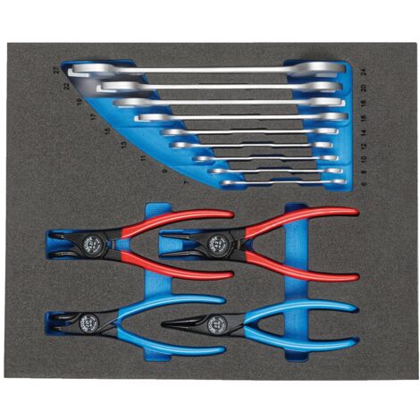 Gedore Werkzeugsortiment in 2/4 Check-Tool-Modul, Nr. TS CT2-6-8000