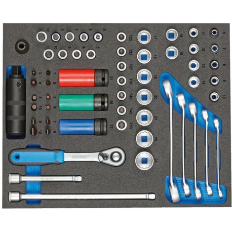 Gedore Werkzeugsortiment in 2/4 Check-Tool-Modul, Nr. TS CT2-D30