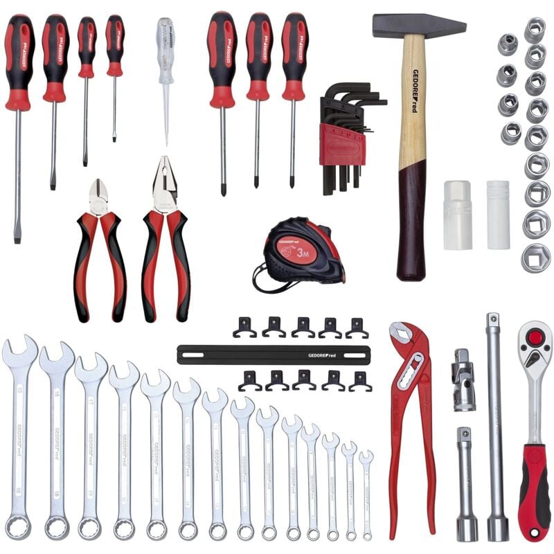 Red 3301637 - Set d'outils schrauber en vrac 57 pcs , R21000057 - Gedore