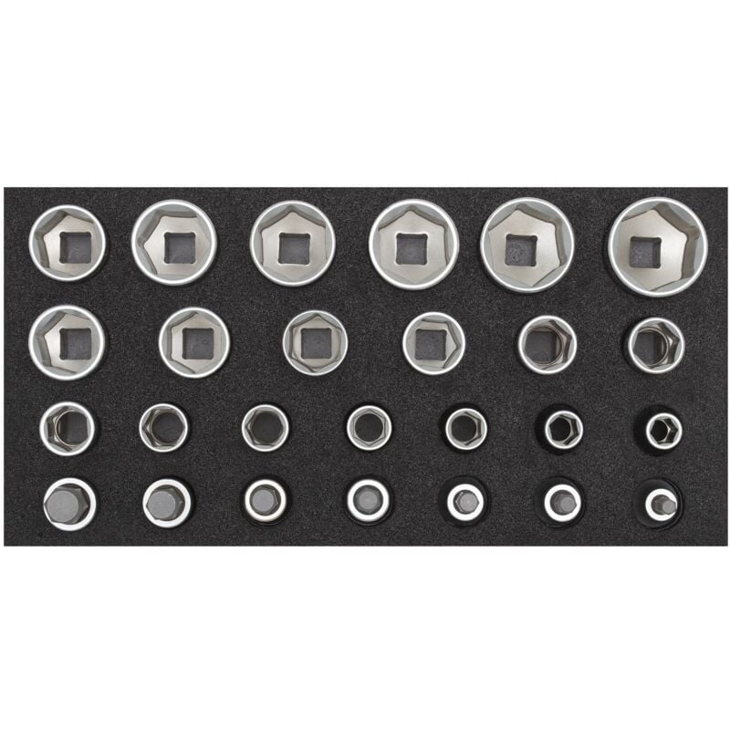 Gedore - red 3301708 - Jeu de clés à douille 1/2 2/6 ct module 26 pcs , R22150009