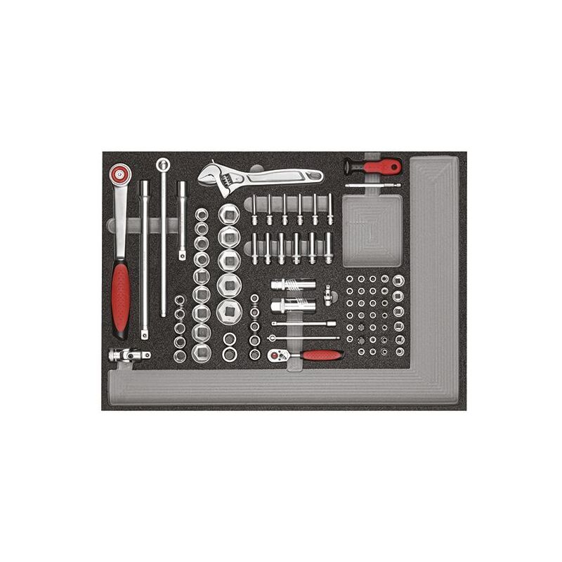 Gedore - red 3301679 - Kit d'outils 3xCT modules 129 pcs. , R21010004