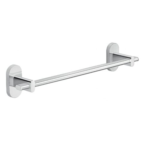 Gedy 000053211335200 G-Febo Asciugamani Bagno Cromato 35 cm, Misure: 7X35X7 CM & 0,314 kg, Porta salviette in Acciaio Inox e Cromall, Fissabile Anche con Colla, Design R&S, 2 Anni di Garanzia, Unica
