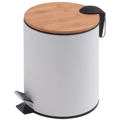 GEDY 13094000300 Papelera 3 Litros Natural-Blanco Mate - ref: 13094000300