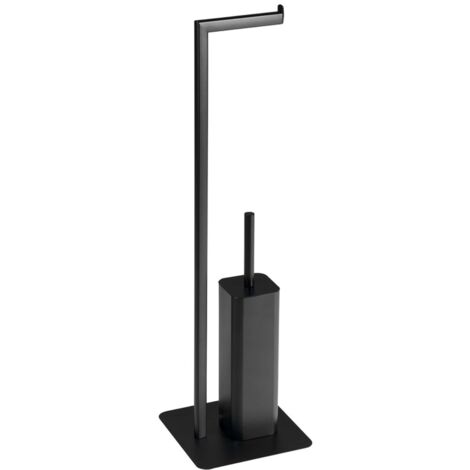 GEDY 13321400000 FELIX Toallero y Columna de Pie Negro Mate - ref: 13321400000
