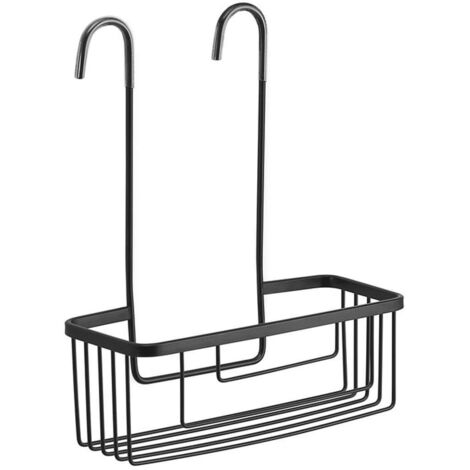 GEDY 24891400000 Portaobjetos para Colgar Negro Mate - ref: 24891400000