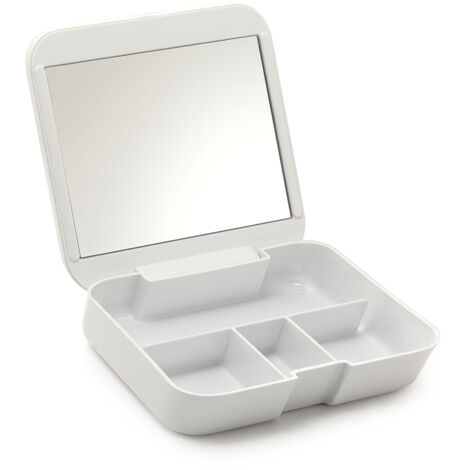 GEDY 63012200300 SEVENTY Organizador Con Espejo Blanco - ref: 63012200300