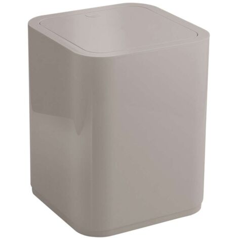GEDY 63096600900 SEVENTY Papelera Con Tapa 8 Litros Beige - ref: 63096600900