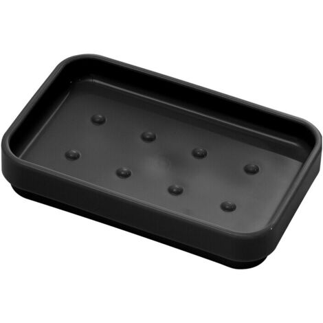 GEDY 6312 SEVENTY PORTASAPONE NERO OPACO- 8,0 pz