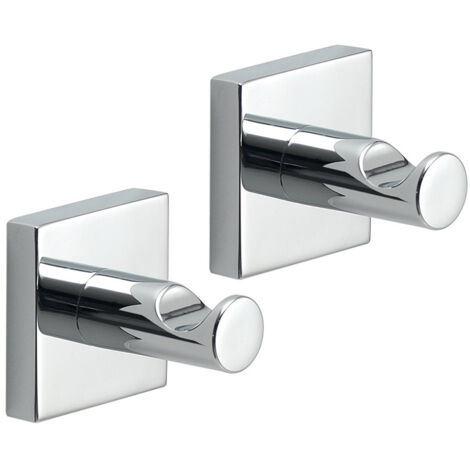Gedy Appendiabiti 2 pezzi fuji cromato