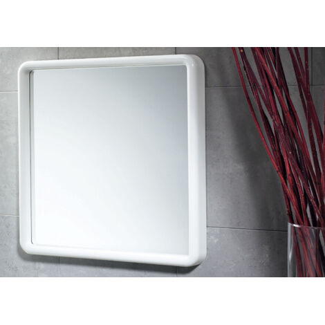 Gedy art.2900 specchio s/luci cm.45x45 bianco