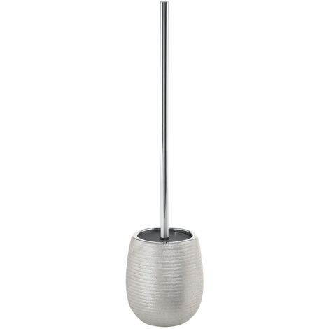 Gedy Astrid scopino wc, Ceramica, Argento, 11,5 x 11,5 x 47