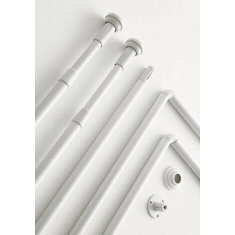 Gedy - Bastone Doccia 80X80 Cm Bianco