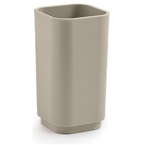 Gedy Bicchiere Porta Spazzolino Seventy Beige