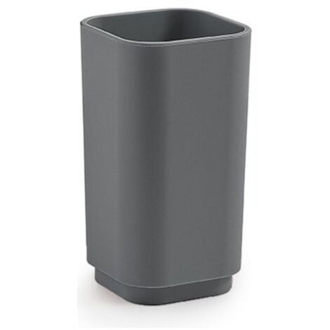 Gedy Bicchiere Porta Spazzolino Seventy Grigio