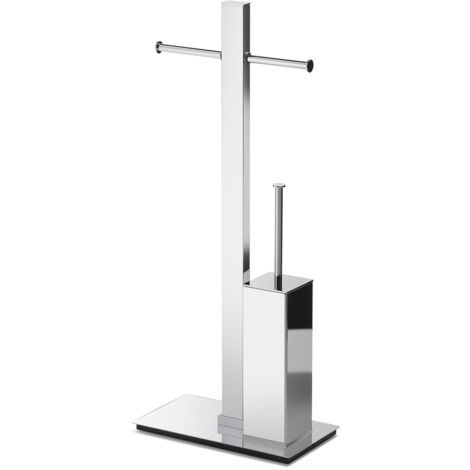 GEDY Bridge piantana porta rotolo e porta scopino cromato codice prod: 000076321300000