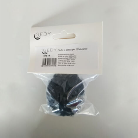 Gedy Ciuffo Ricambio Scopini Nero Per Junior 8034