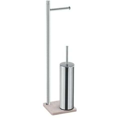 Gedy Colonna Attrezzata Wc Tania Cromo e Beige