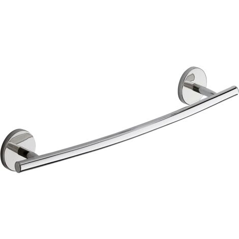Gedy Cromato, 45 cm, Cebu, Asciugamani Bagno, Misure 6 x 45,5 x 8 cm e Peso 0,328 kg, Porta salvietta in Acciaio Inox e Cromall, 10 Anni di Garanzia, Design: R&S