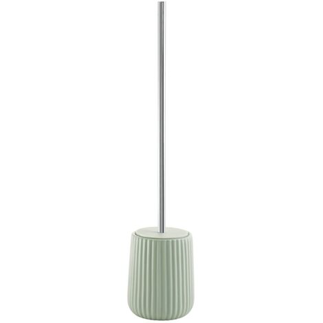 Gedy G-Marika, Scopino WC Verde Menta, Scovolino Bagno Realizzato in Ceramica, Misure 45X10,2X10,2 CM e Peso 0,96 kg, Design R&S, 2 Anni di Garanzia, Unica