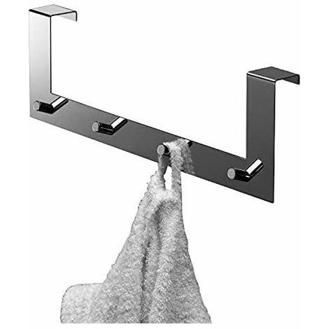 GEDY APPENDI ACCAPPATOIO Sopra Porta per Bagno 4 Gancio Cromo 212413 EUR  25,49 - PicClick IT