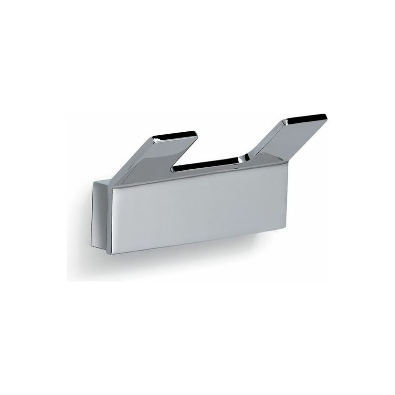 GANCI ZAMA PORTA ABITI CROMO PER TUBO OVALE 30x15 Mm 2 PEZZI - Foto 6