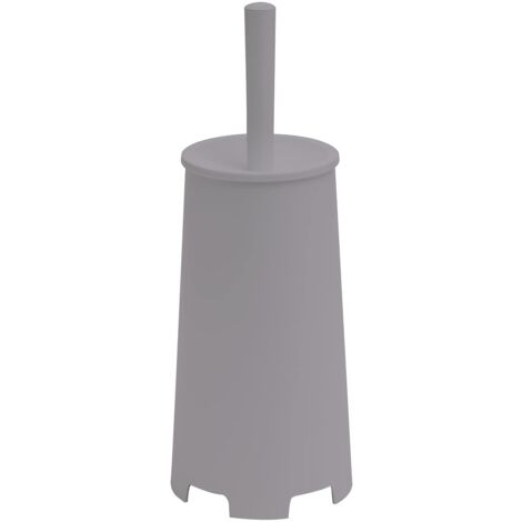 Gedy Grigio, G-Oscar WC da appoggio Colore, 35X13X13 CM Peso 0,396 kg, scopino Bagno con setole Realizzato con Resine termoplastiche, Anni di Garanzia 2, Design R&S, Unica