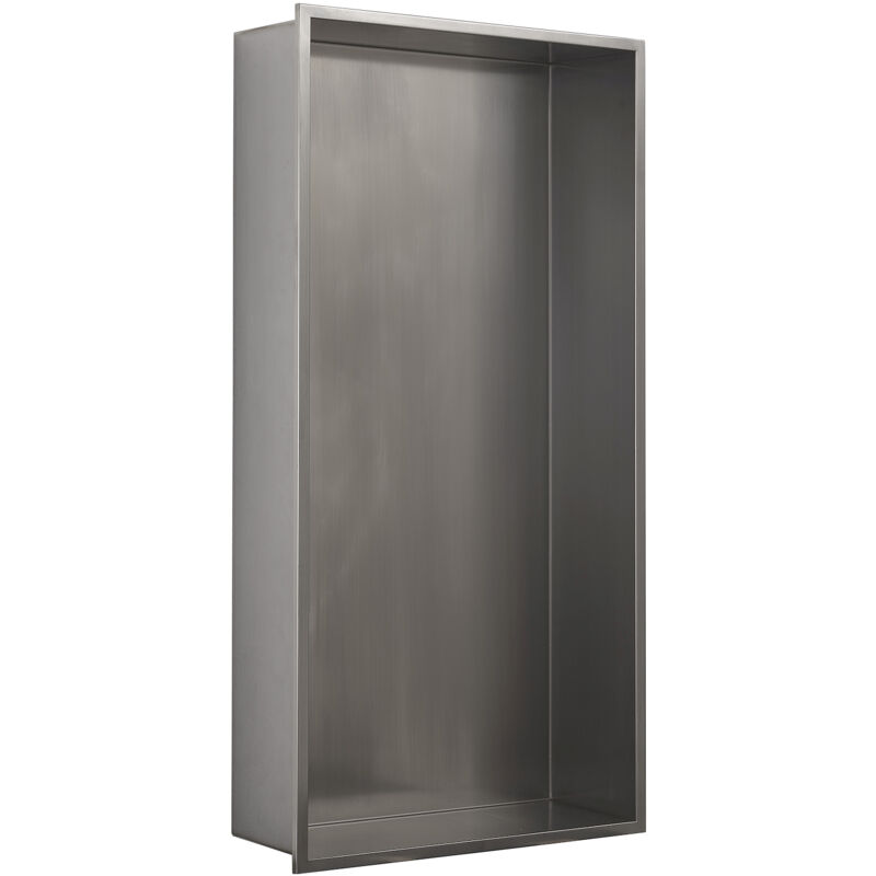 Gedy Guest Nicchia Da Parete Doccia 30x60 Spazzolato Codice Prod 00...